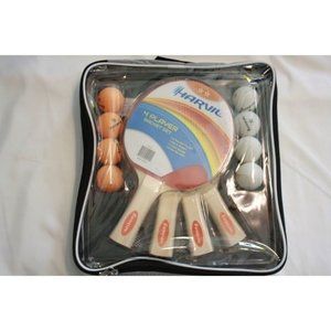 Harvil 4 Player Table Tennis Racket Ball